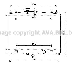 AVA QUALITY COOLING Radiaator,mootorijahutus DN2338